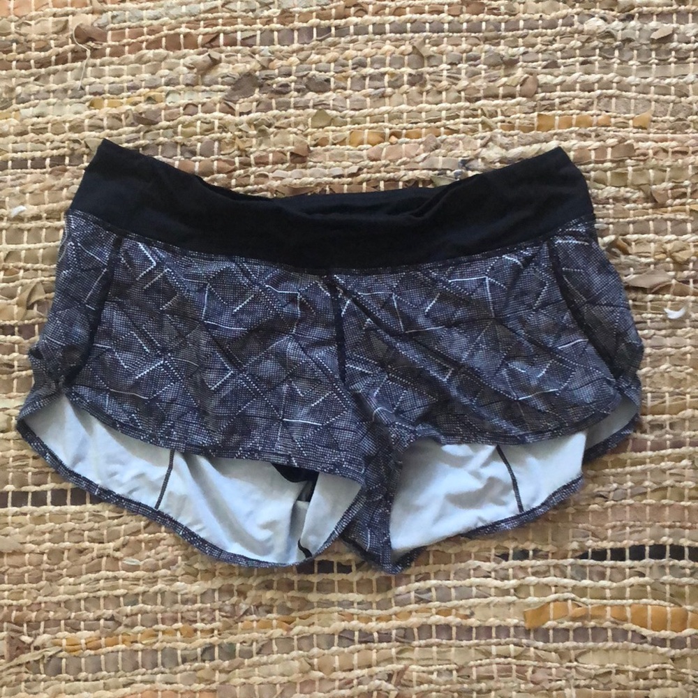 lulu lemon speed up shorts size 8 for sale!!